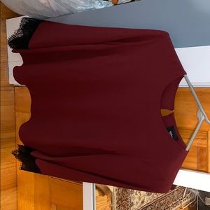 Maroon blouse